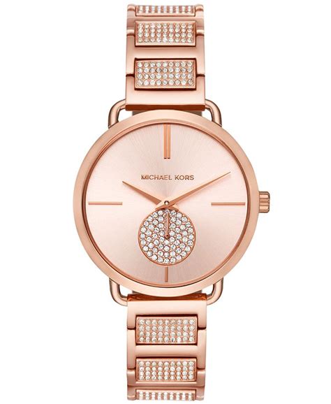 michael kors portia watch macys|Women's Portia Rose Gold.